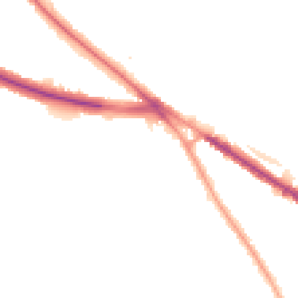 Night-time road noise heatmap for N6 4DX