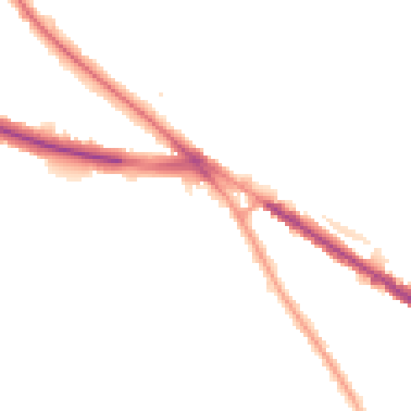 Night-time road noise heatmap for N6 4EG