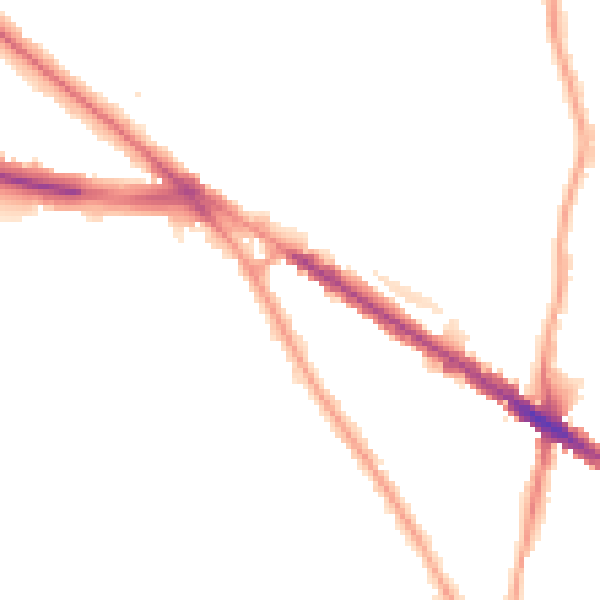 Night-time road noise heatmap for N6 4RJ