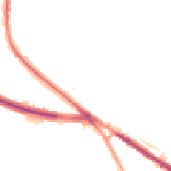 Night-time road noise heatmap for N6 4SU