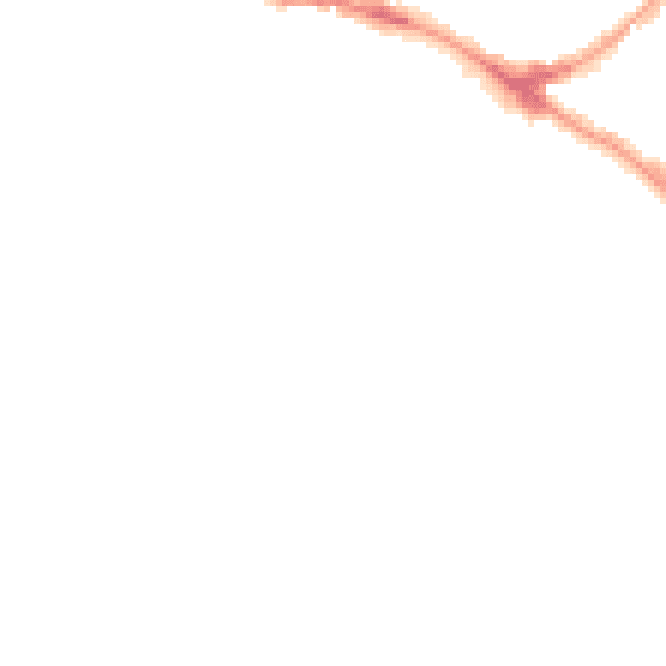 Night-time road noise heatmap for N6 6EU