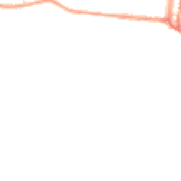 Night-time road noise heatmap for N6 6JT