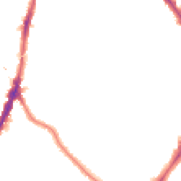 Night-time road noise heatmap for N7 0AH