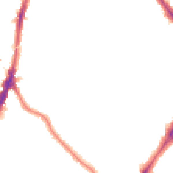 Night-time road noise heatmap for N7 0AJ