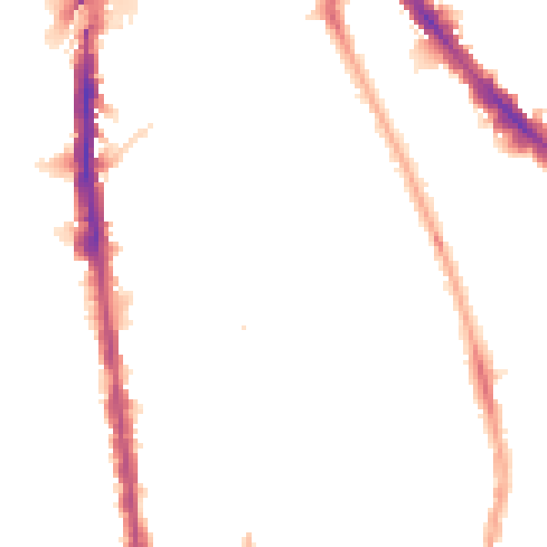 Night-time road noise heatmap for N7 8BA