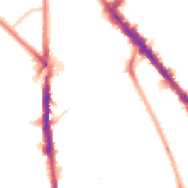 Night-time road noise heatmap for N7 8FE