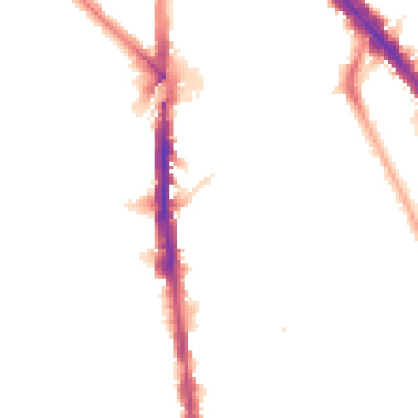 Night-time road noise heatmap for N7 8SP