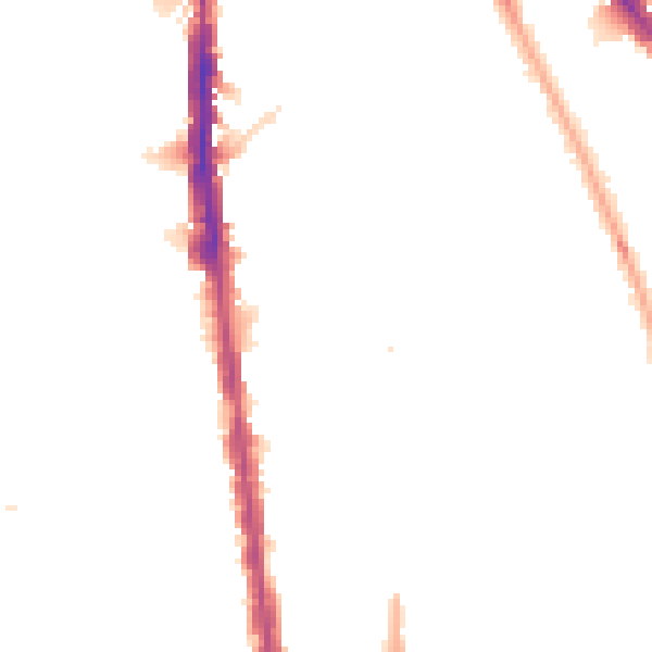 Night-time road noise heatmap for N7 8UF