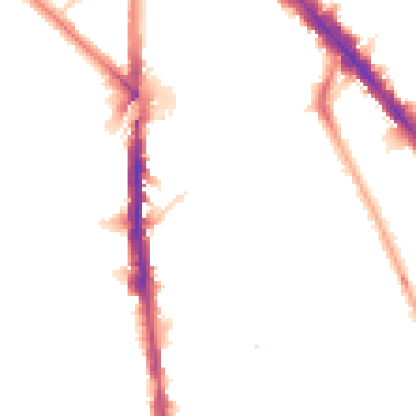 Night-time road noise heatmap for N7 8XS