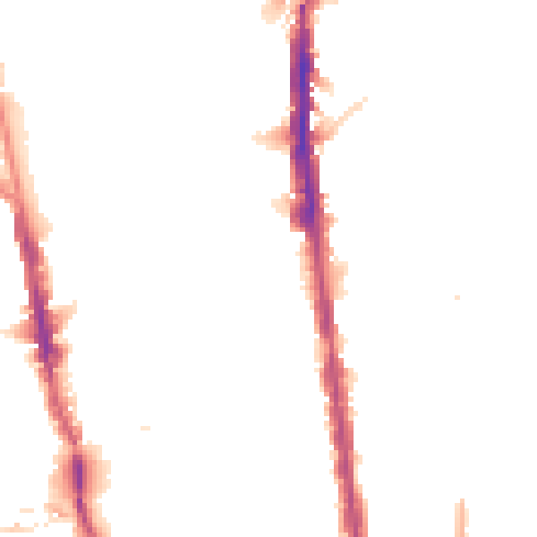 Night-time road noise heatmap for N7 9DH