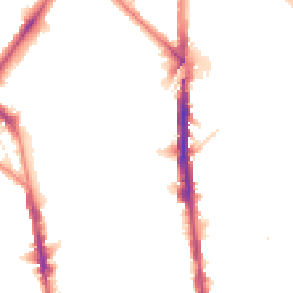 Night-time road noise heatmap for N7 9GS