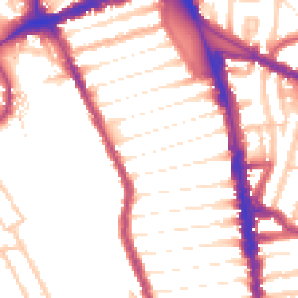 Daytime road noise heatmap for N8 0AA