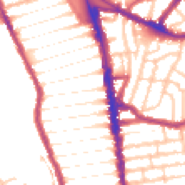 Daytime road noise heatmap for N8 0AS