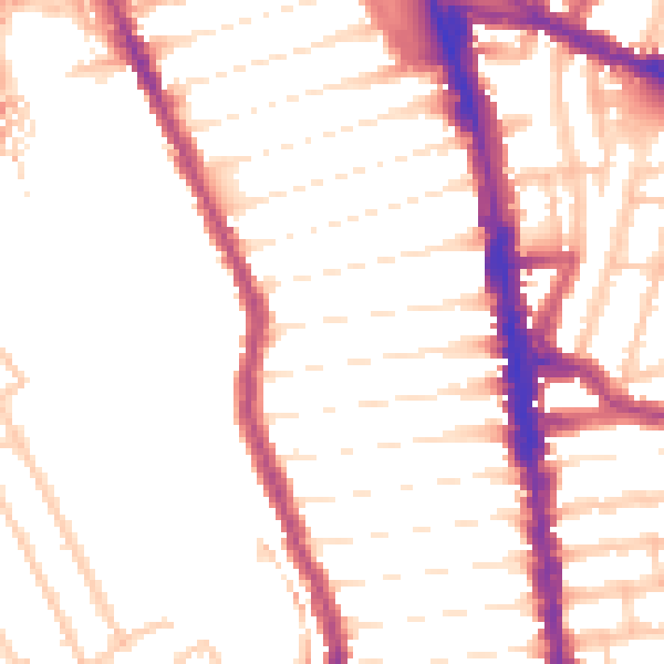 Daytime road noise heatmap for N8 0AT