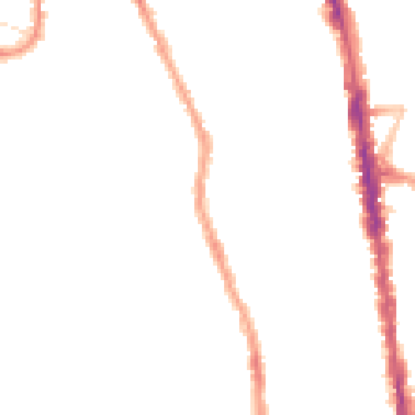 Night-time road noise heatmap for N8 0BD