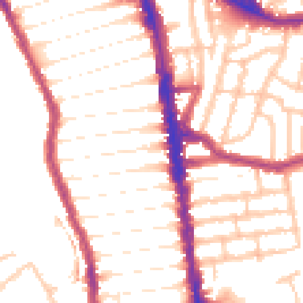 Daytime road noise heatmap for N8 0BG