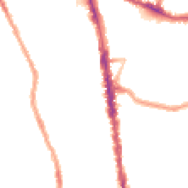 Night-time road noise heatmap for N8 0BH
