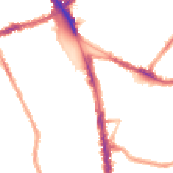 Night-time road noise heatmap for N8 0NN