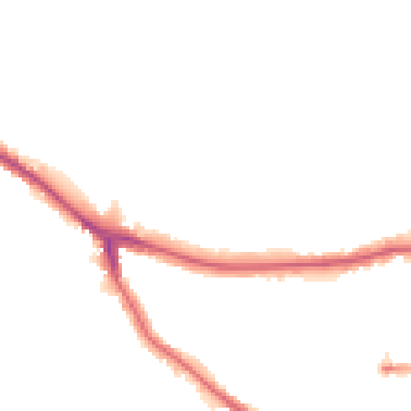 Night-time road noise heatmap for N8 7HH