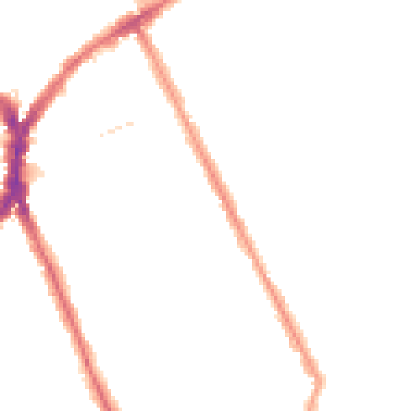 Night-time road noise heatmap for N8 9AA