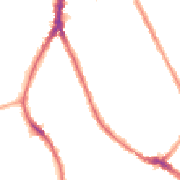 Night-time road noise heatmap for N8 9EE