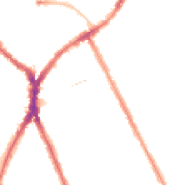 Night-time road noise heatmap for N8 9HJ