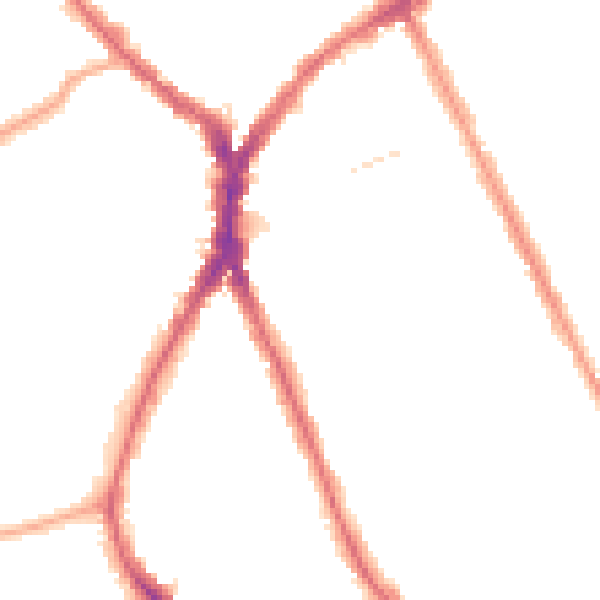 Night-time road noise heatmap for N8 9JE