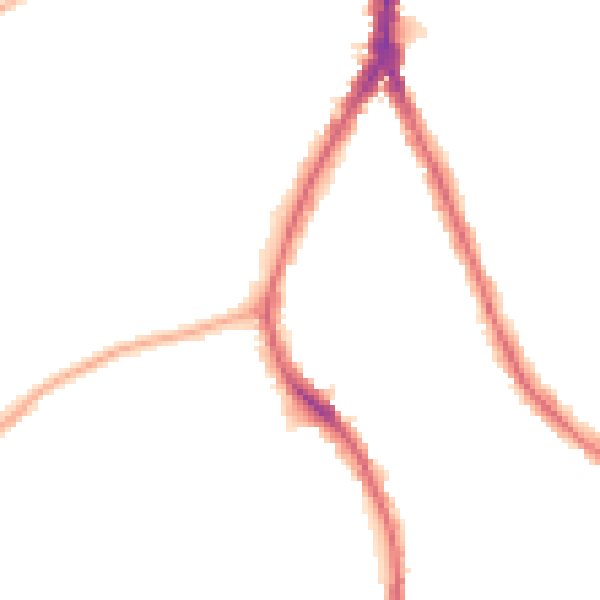 Night-time road noise heatmap for N8 9QQ