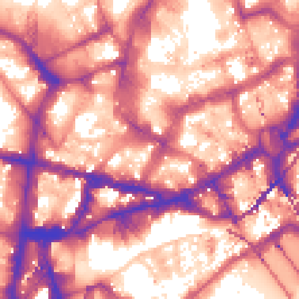 Daytime road noise heatmap for NE1 5AT