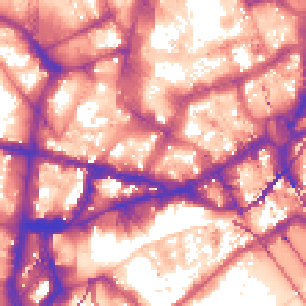 Daytime road noise heatmap for NE1 5JE