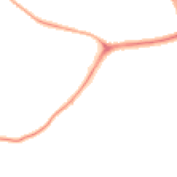 Night-time road noise heatmap for NE11 0AN