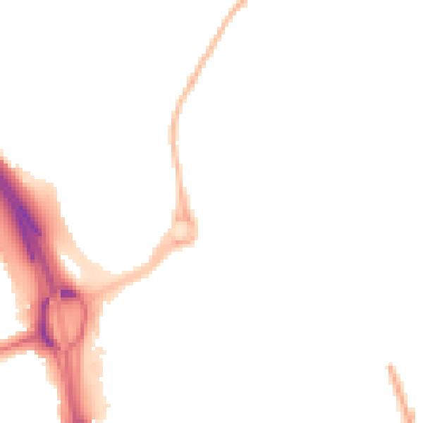 Night-time road noise heatmap for NE11 0BE