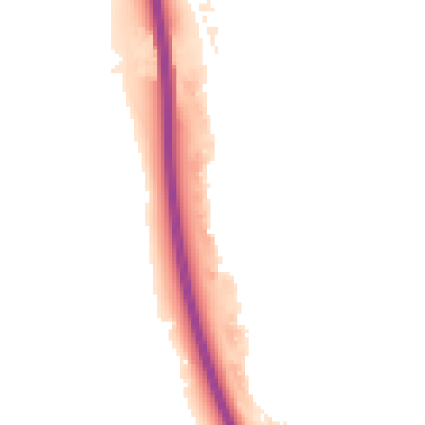 Night-time road noise heatmap for NE11 0BH