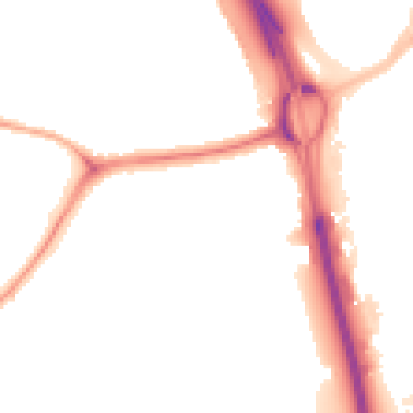Night-time road noise heatmap for NE11 0BY