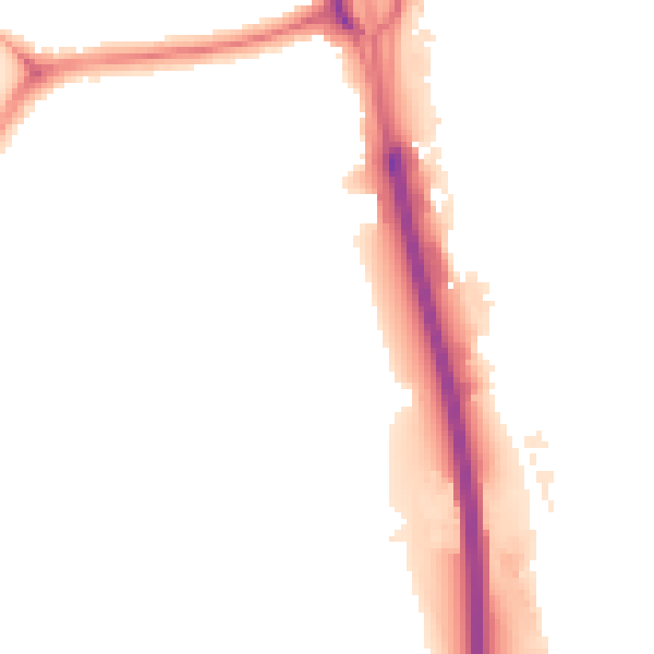 Night-time road noise heatmap for NE11 0DS