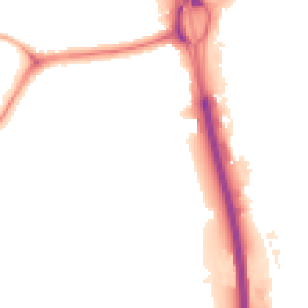 Night-time road noise heatmap for NE11 0DT