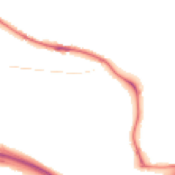 Night-time road noise heatmap for NE11 9AL