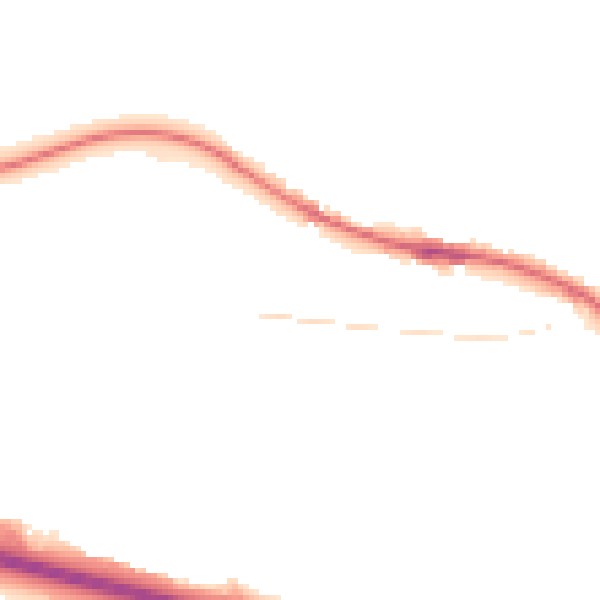 Night-time road noise heatmap for NE11 9GB