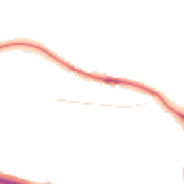 Night-time road noise heatmap for NE11 9HH