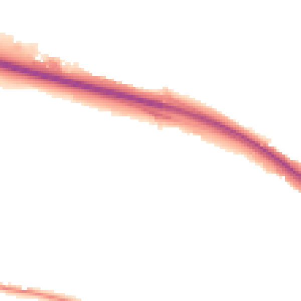 Night-time road noise heatmap for NE11 9PA