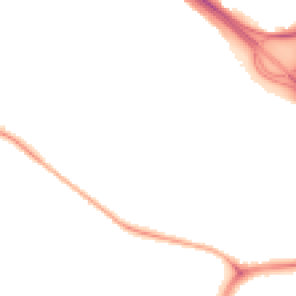 Night-time road noise heatmap for NE11 9RD