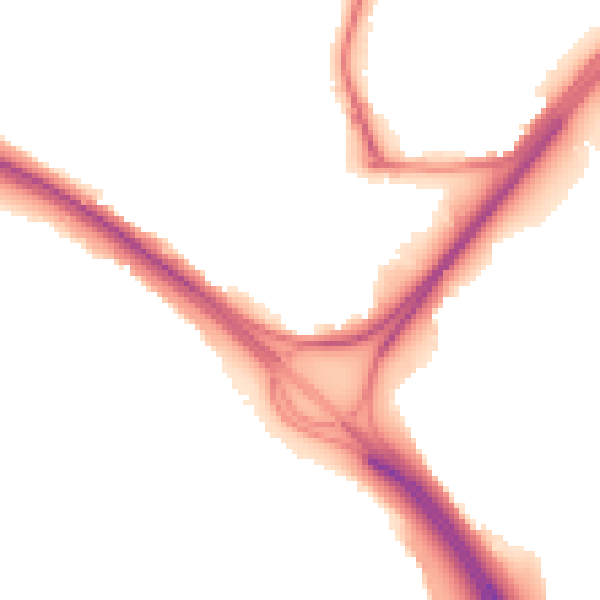 Night-time road noise heatmap for NE11 9SG