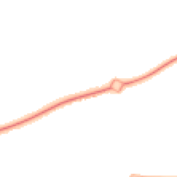 Night-time road noise heatmap for NE12 5BF