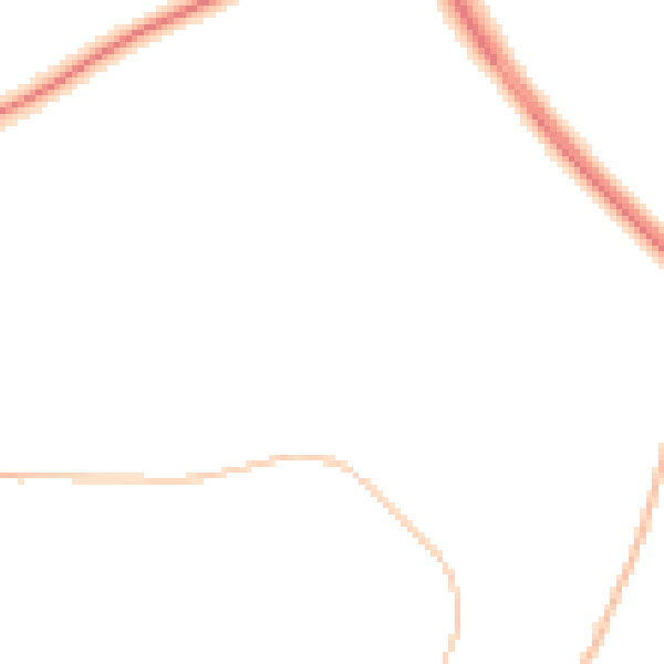 Night-time road noise heatmap for NE12 6GD