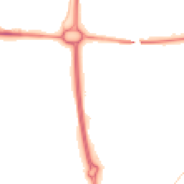 Night-time road noise heatmap for NE12 7BN