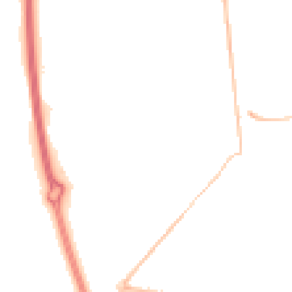 Night-time road noise heatmap for NE12 7BT