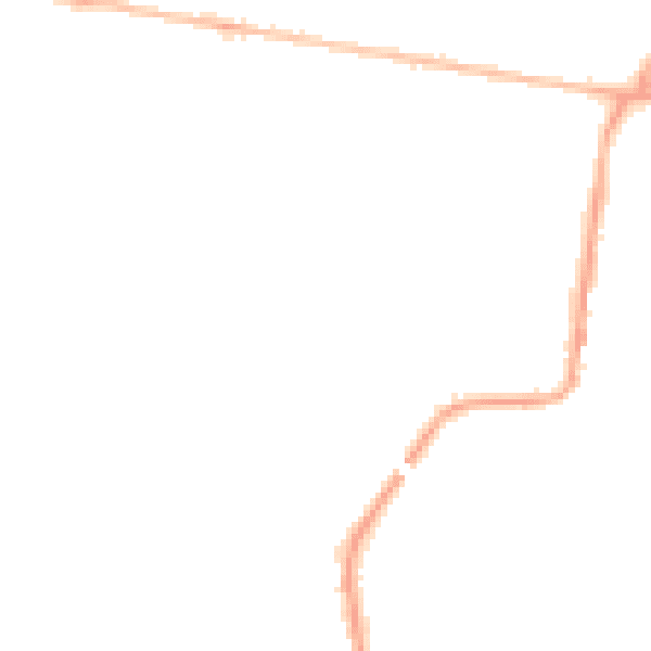Night-time road noise heatmap for NE12 7JN