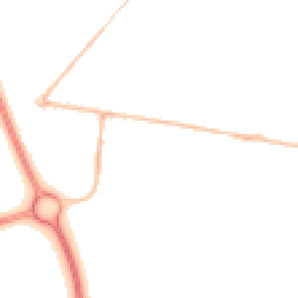Night-time road noise heatmap for NE12 7NU