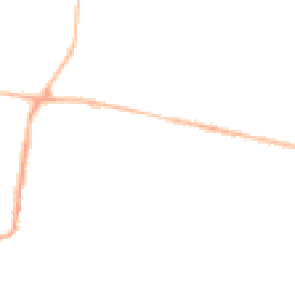 Night-time road noise heatmap for NE12 9DT