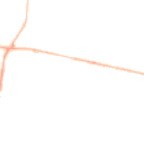 Night-time road noise heatmap for NE12 9EH